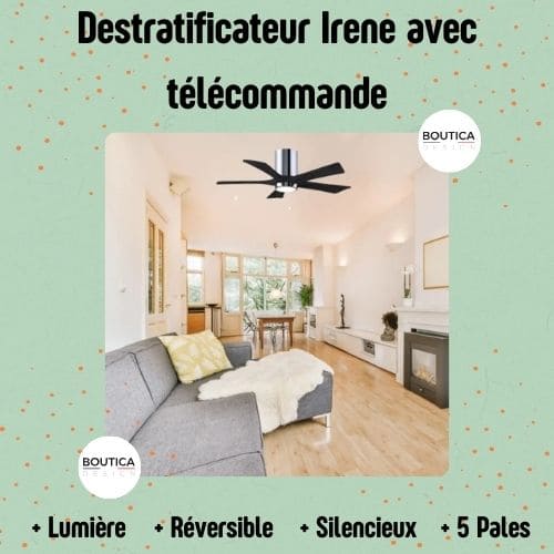 destratificateur télécommande